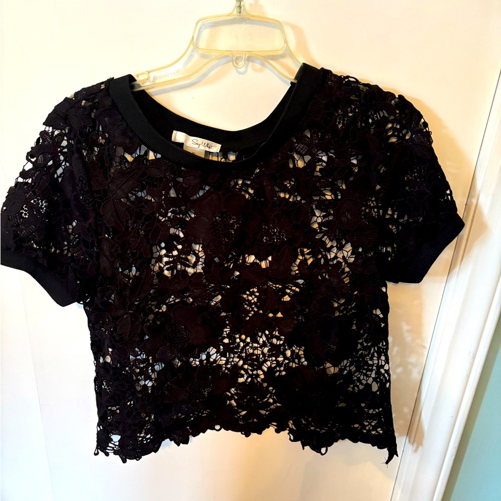 Say What Netted top XL